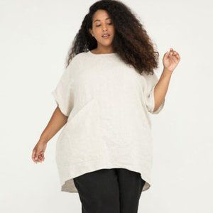 Elizabeth Suzann Signature Gen. 4 Harper Tunic in Flax Linen, OSP2